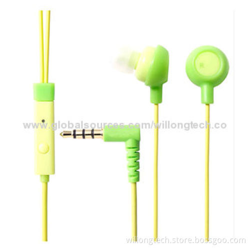 Multicolor Comfortable Wearing Earphone with Microphone